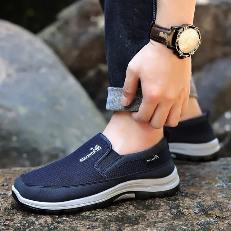 Brand Men Casual Shoes High Quality Breathable Men Walking Shoes Outdoor Comfortable Driving Shoes Fashion Non-Slip Men Sneakers 3
