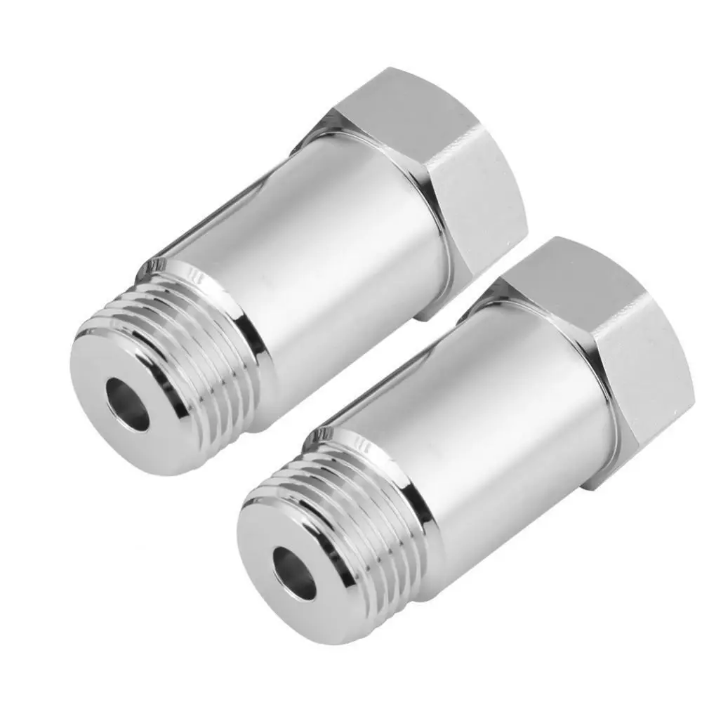 10Pcs Oxygen O2 Sensor Spacer Adapter Bung Catalytic Converter Eliminator Adapter Oxygen O2 Sensor 45mm M18X1.5 CSV 2