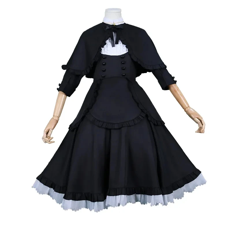 Puella Magi Madoka Magica-Inspired Homura Akemi School Uniform Costume for Cosplay Events