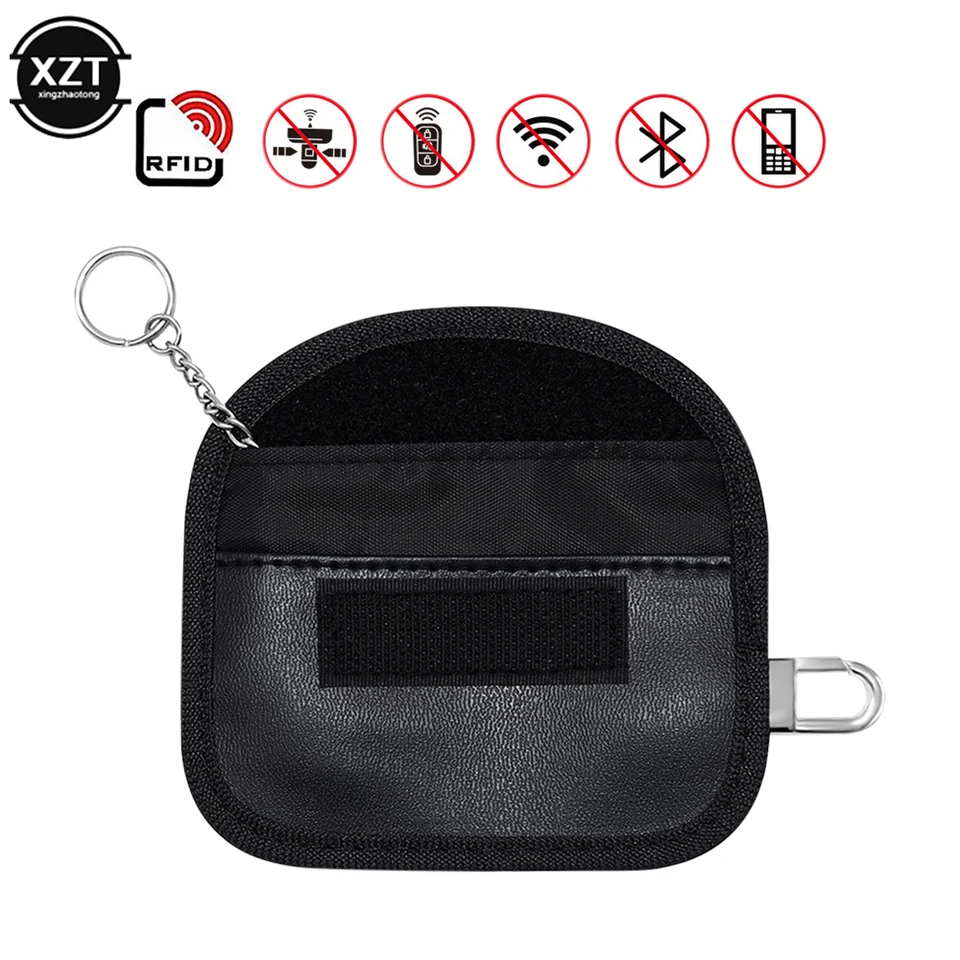 New RFID Signal Blocking Bag Cover Signal Blocker Case Faraday Cage Pouch  For Keyless Car Keys Radiation Protection Cell Phone - AliExpress