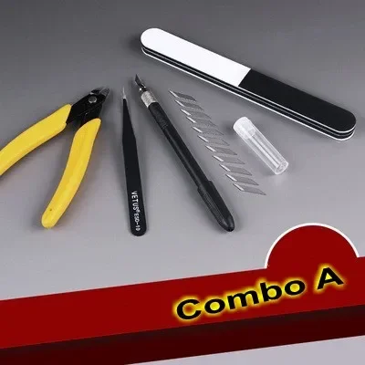 Model Tools Building Combo DIY Accessories Grinding Cutting Polishing Set For Modeling Military Hobby