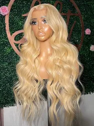 Body Wave Blonde 613 Hd Lace Frontal Wig 13x6 Human Hair Brazilian Glueless 4x4 Lace Preplucked Human Wigs Ready To Go For Women