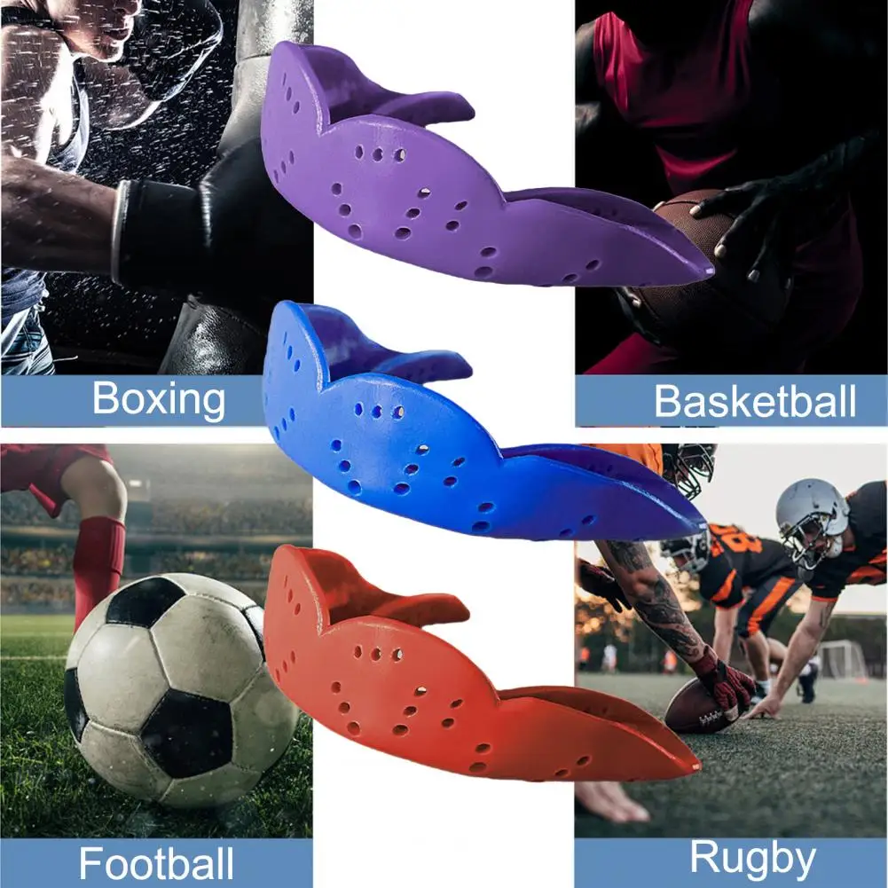 Mouthguard Brace Practical Food Grade Butterfly Shape Baseball Soccer