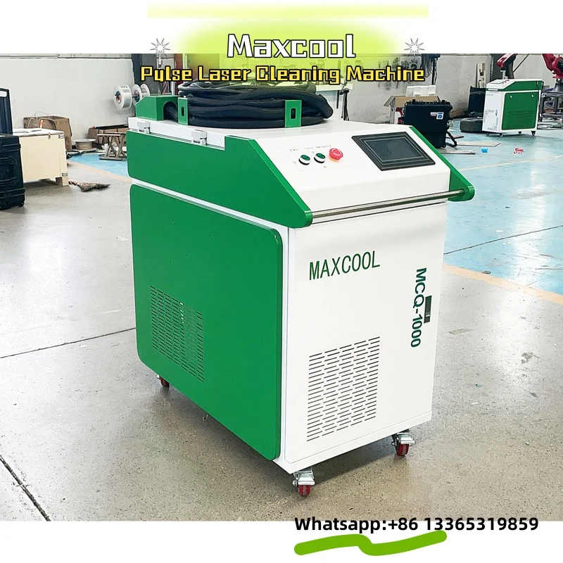 500W Handheld Mopa Pulse Fiber Laser Cleaning Machine Rust Painting Removal For Metal Wood