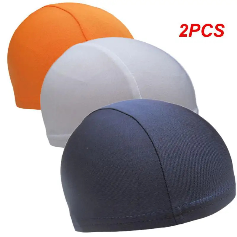 

Облегающая шапка для мотоциклетного шлема, быстроохлаждающая Влагоотводящая Черная Спортивная подкладка для шлема для бега, мотоцикла, 2 шт.