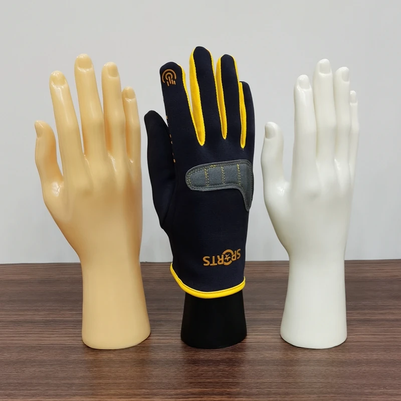 Jelimate Glossy Orange Right Hand Full Arm Mannequin – Gloves, Headphones & Sports Accessories Display