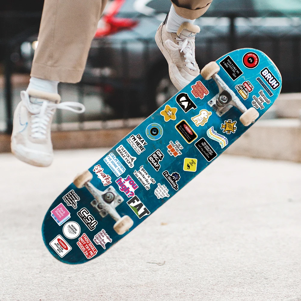 50PCS Funny Waterproof Stickers for Adults - Sarcastic and Cool Decals for Water Bottles, Laptops, and Scrapbooking