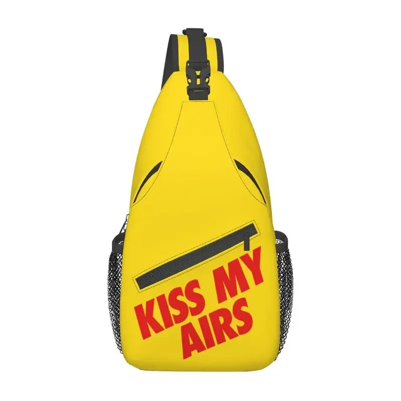 Kiss My Airs Sling Crossbody Backpack Men Custom Chest Shoulder Bag for Cycling Camping Daypack