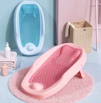 Cuscino per sedile per rete da bagno regolabile per neonato Tappetino per rete da bagno antiscivolo per bambini Rete da doccia per bambini Supporto per letto da bagno universale