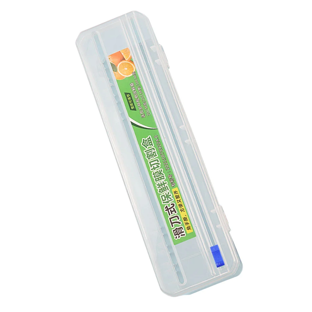 

Plastic Wrap Dispenser Cutter Clear Refillable Foil Dispenser Cutter Reusable Cling Wrap Dispenser Cutter Tin Aluminum Foil