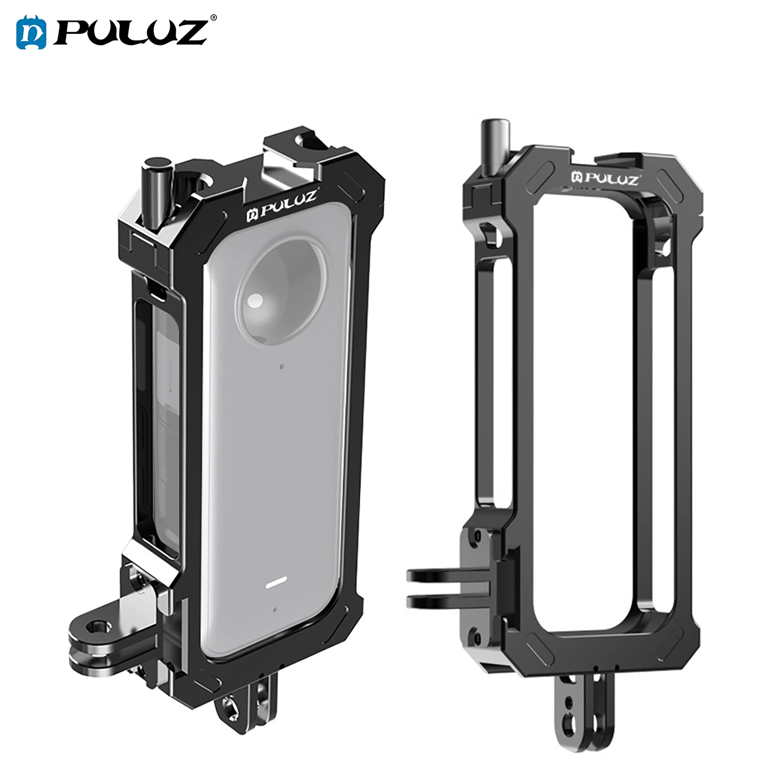 PULUZ Metal Rabbit Cage Rig Cover For insta360 X3 Aluminum alloy Protective Housing Frame Expansion Frame Accessories