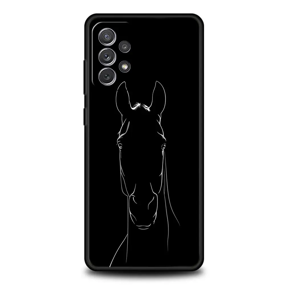 Elegant Animal Art Horse Phone Case Cover
