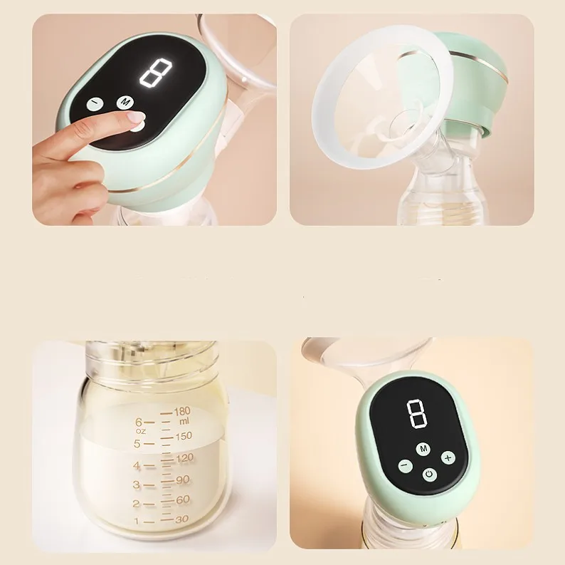 Electric Breast Milk Extractor Breast Pumps Electric Breast Pump Portable Electric Breast Pump Milker Breast Milk Extractor 6