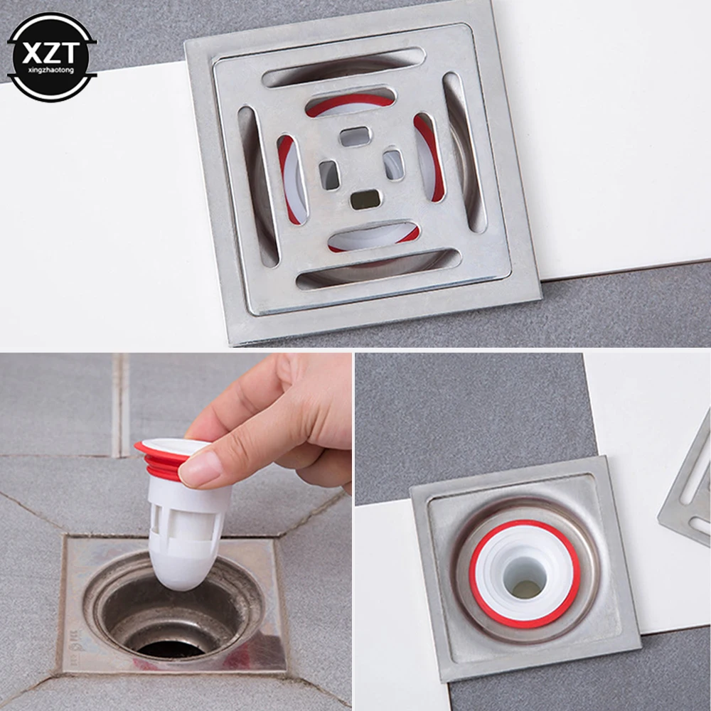 1PC Bathroom Floor Drain Cover Deodorant Core
