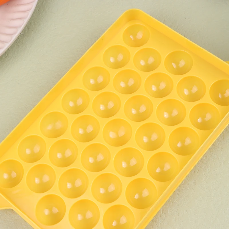 1Pc 33 Hole Round Ice Cube Tray Household Plastic Ice Mol Spherical DIY Moulds Ball Maker Kitchen Tools