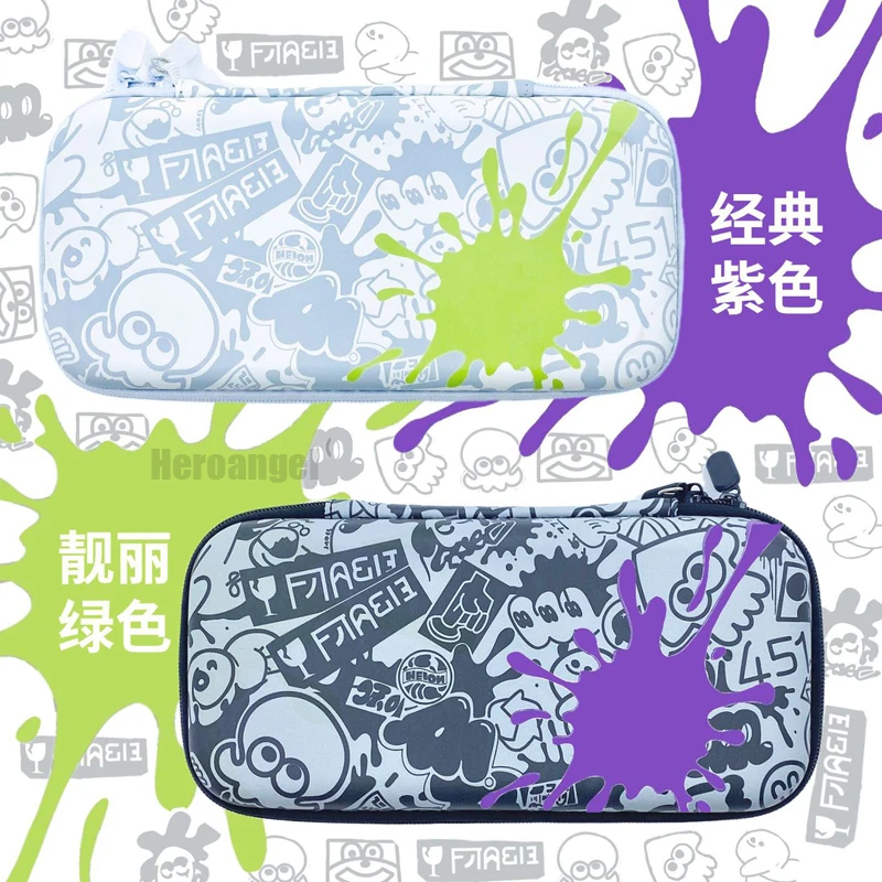Estojo de Transporte Eva para Nintendo Switch Estojo Protetor Bolsa de Armazenamento Capa para Interruptor Oled Console Viagem Portátil Splatoon 3 - Image 2