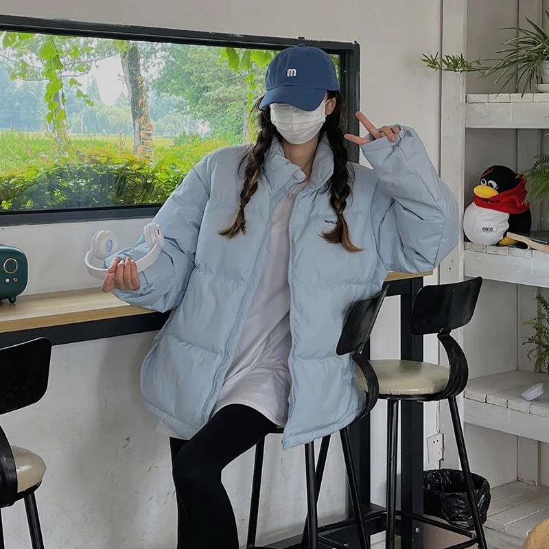 

2022 Loose Parkas Women's Clothing Winter Coat Women Warm Green Bread Coats and Jackets for Women Ropa De Invierno Mujer Zm2621