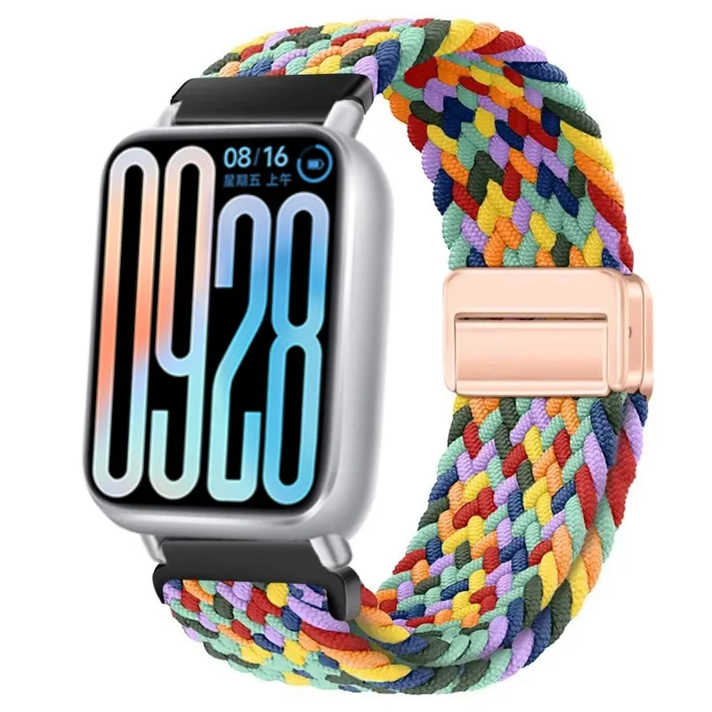 Breathable Nylon Strap with Braided Magnetic Buckle - Adjustable Wristband