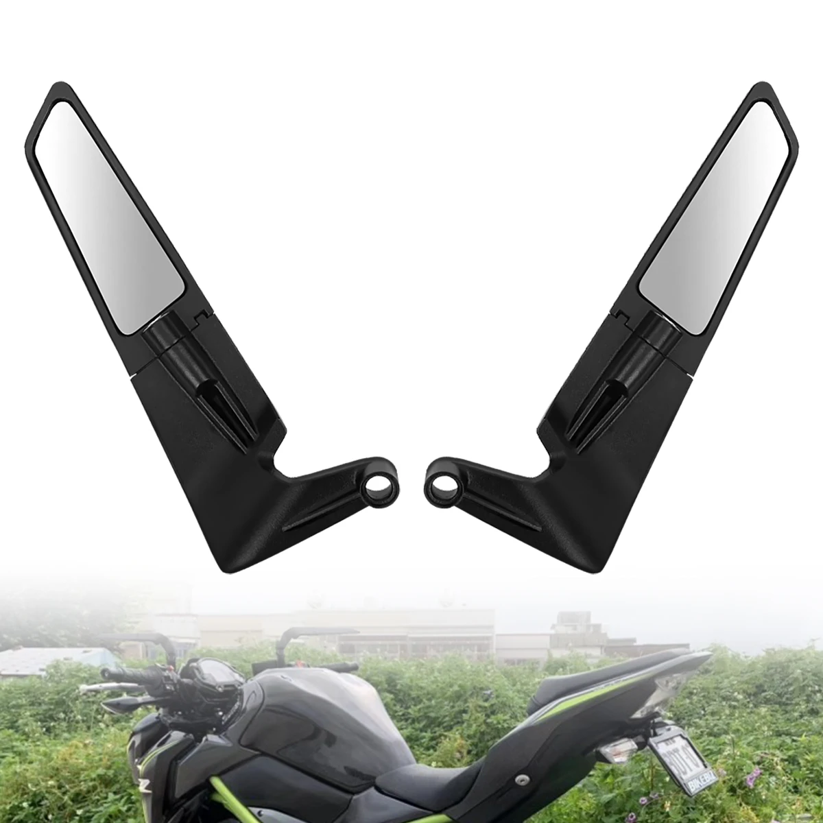Motorcycle Mirrors Motorcycle Mirror Wind Wing side Rearview Reversing mirror For Aprilia MANA 850 GT DORSODURO 1200 750