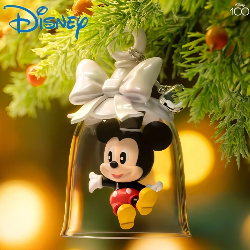 New Disney 100Th Anniversary Blind Box Bell Dingling Series Stitch Mystery Box Kawaii Judy Lotso Figure Christmas Best Gifts