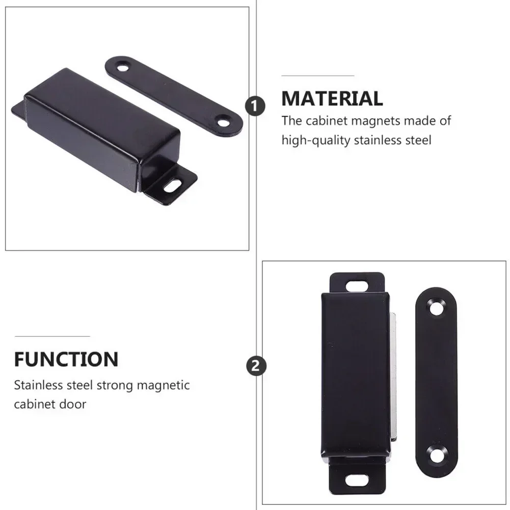 Stainless Steel Magnetic Cabinet Catches Latch Magnet Cabinet Suction Furniture Wardrobe Cupboard Strong Door magnetic cabinet catches door catches magnetic cabinet latches cabinet door latch