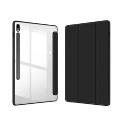 Enhanced Tablet Cover with Pencil Holder - Premium Protective Case for 12.4, 11, 10.5, and 10.4 Tablets (Black)
