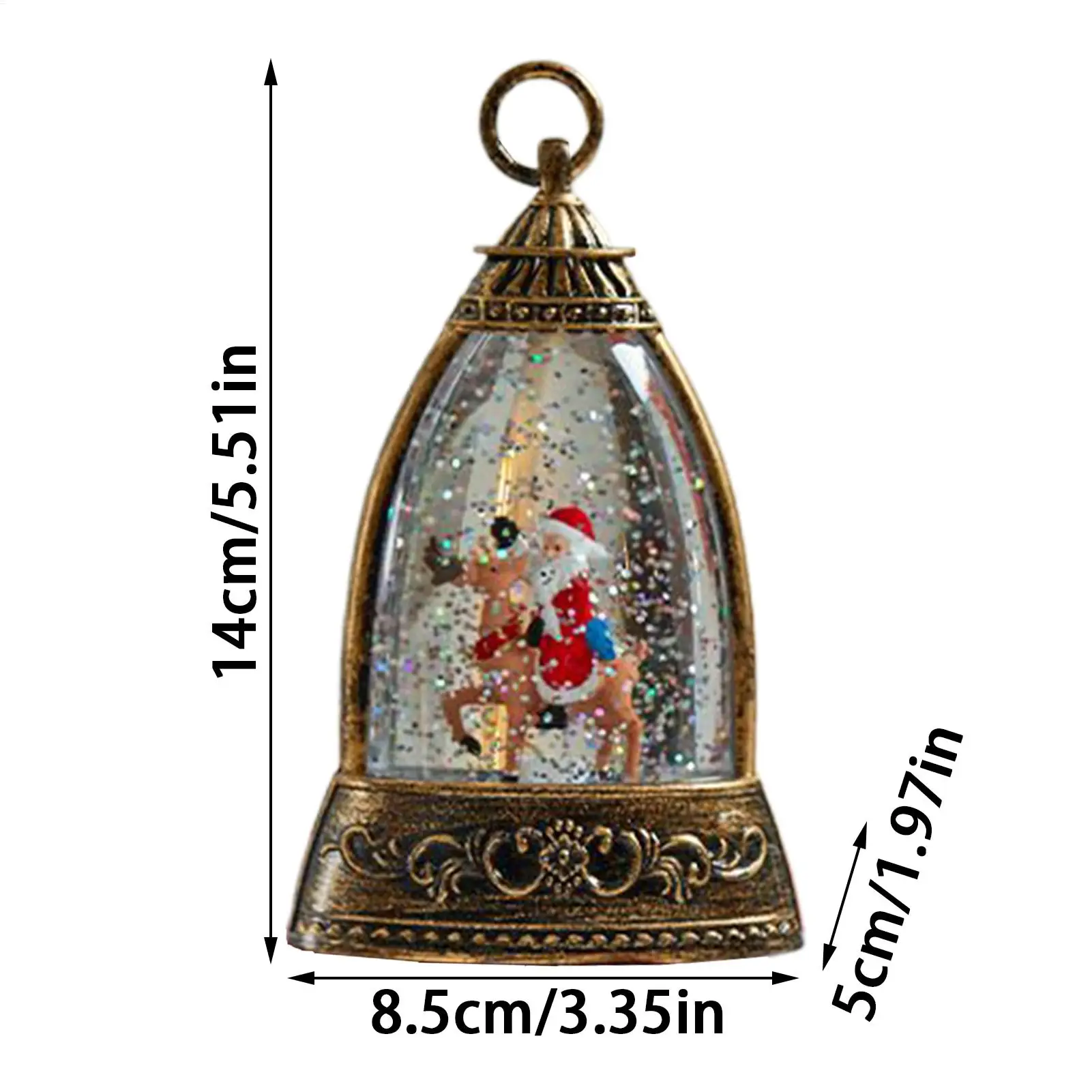 Christmas Snow Globes Battery Operated Music Night Light Light Up Snow Globe For Thanksgiving Holiday Birthday Party Offices