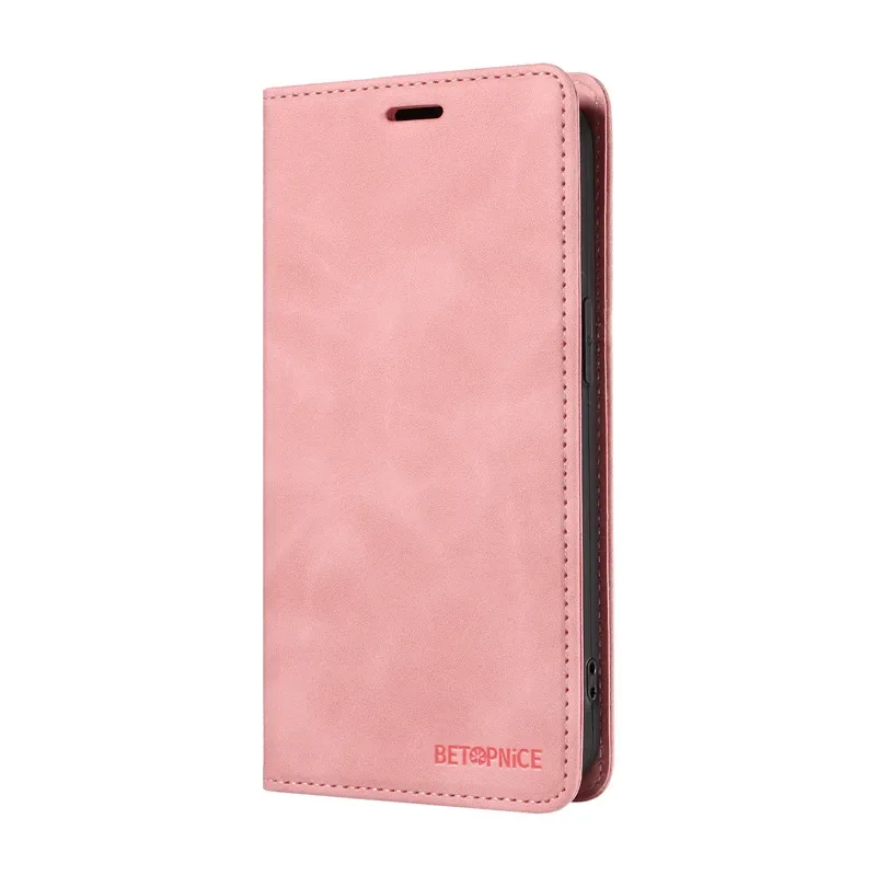 Enhanced Anti-Theft Wallet Flip Leather Phone Case with Card Holder