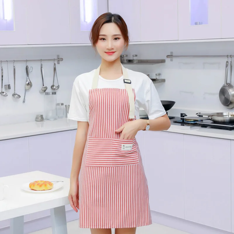Kitchen Apron For Cooking Baking High-grade Cotton Fashion Linen Adjustable NEW 