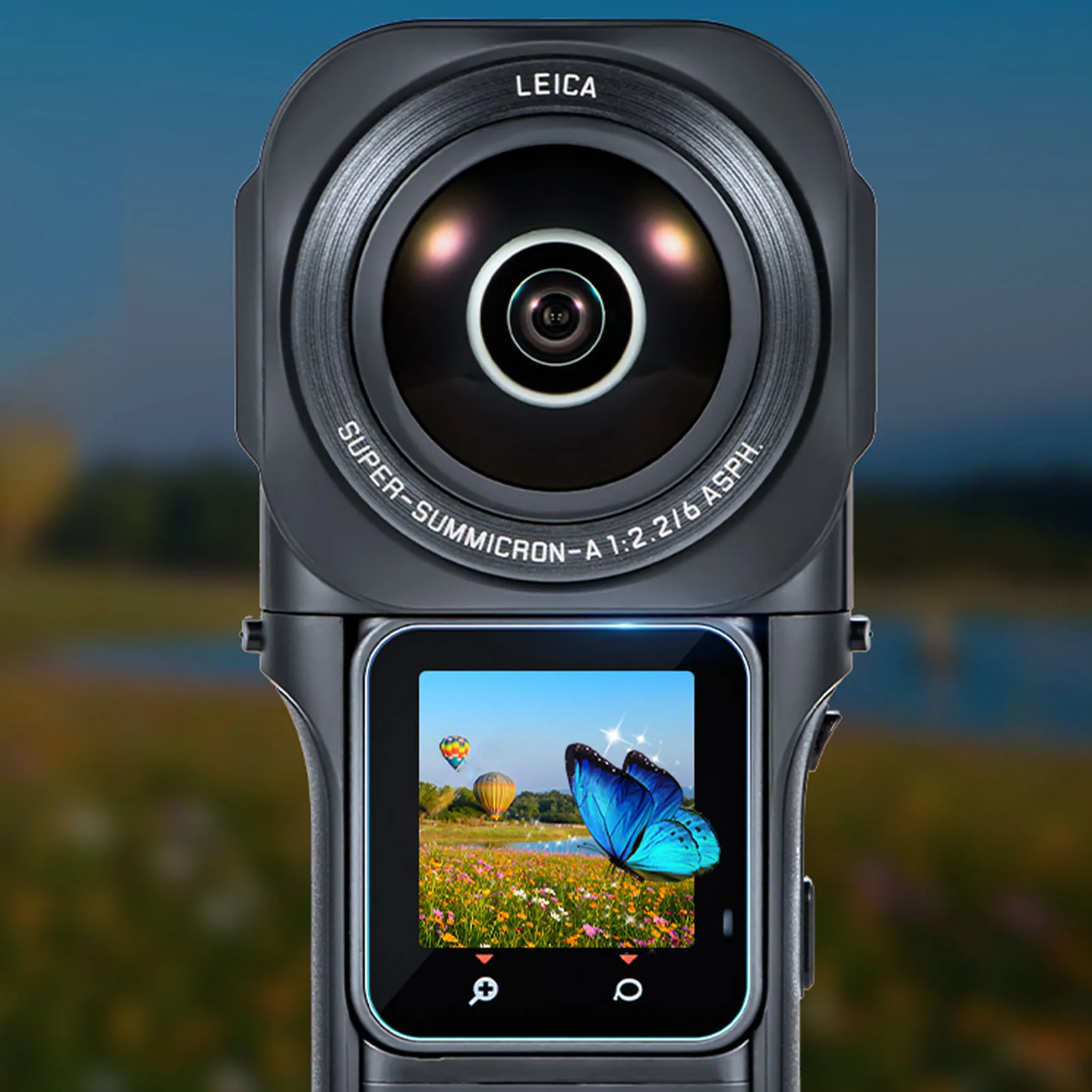 카메라 LCD 필름 템퍼 스크린 보호대, 360 카메라 ONE RS R 트윈 에디션, Insta 360 ONE RS 4k 카메라 렌즈
