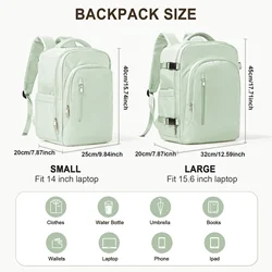 Versatile Travel Backpack with Large Capacity - L (Light Green)