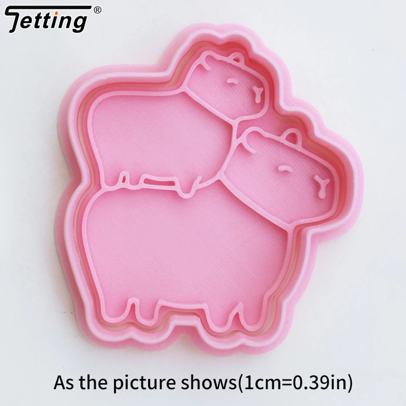 Cartoon Capybara Shaped Cookie Cutter Cute Animal Fondant Biscuit Mold Cake Decoration Tools Baking Accessories Kitchen Gadget