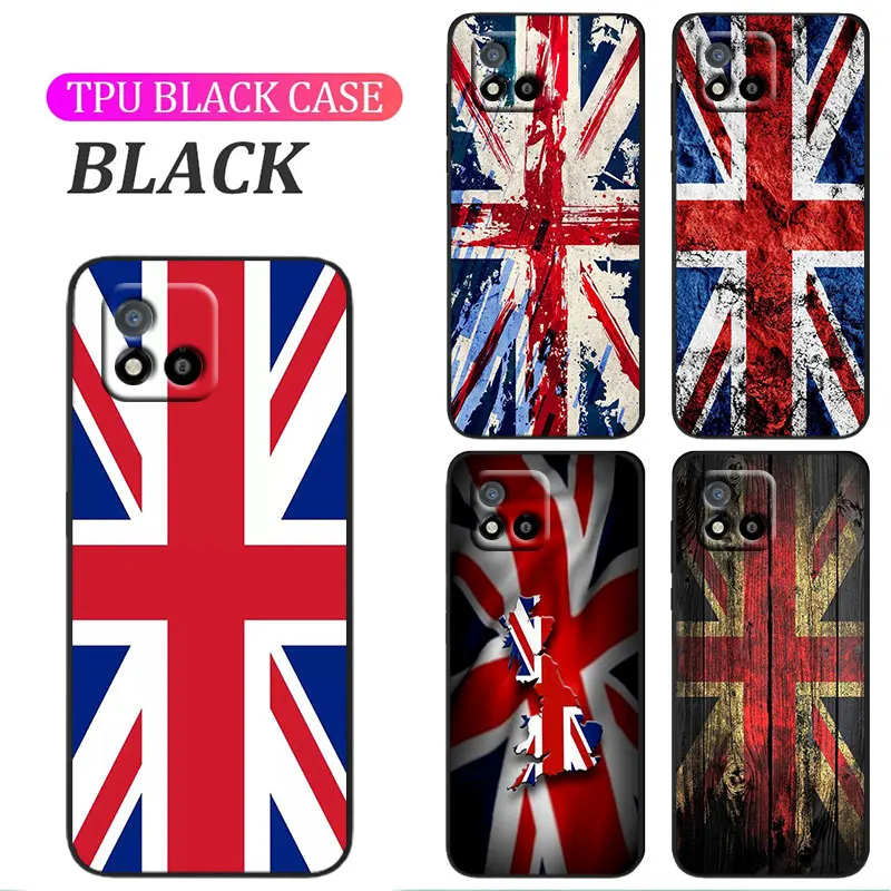 Gran Bretagna Inghilterra Uk Flag Cover Per Oppo A74 A72 A53 Reno 7 6 5 4 2 Trova X3 X2 Z Lite Neo Pro Plus Se Custodia Per Telefono Nera