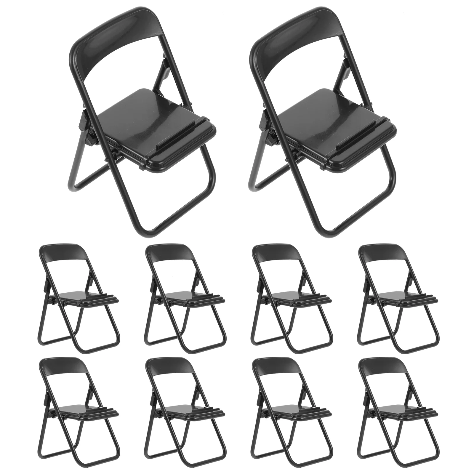 

10/12/20pcs Bassinet Stand Shape Mobile Phone Stand Adjustable Folding Stool Lazy Phone Desktop Holder For