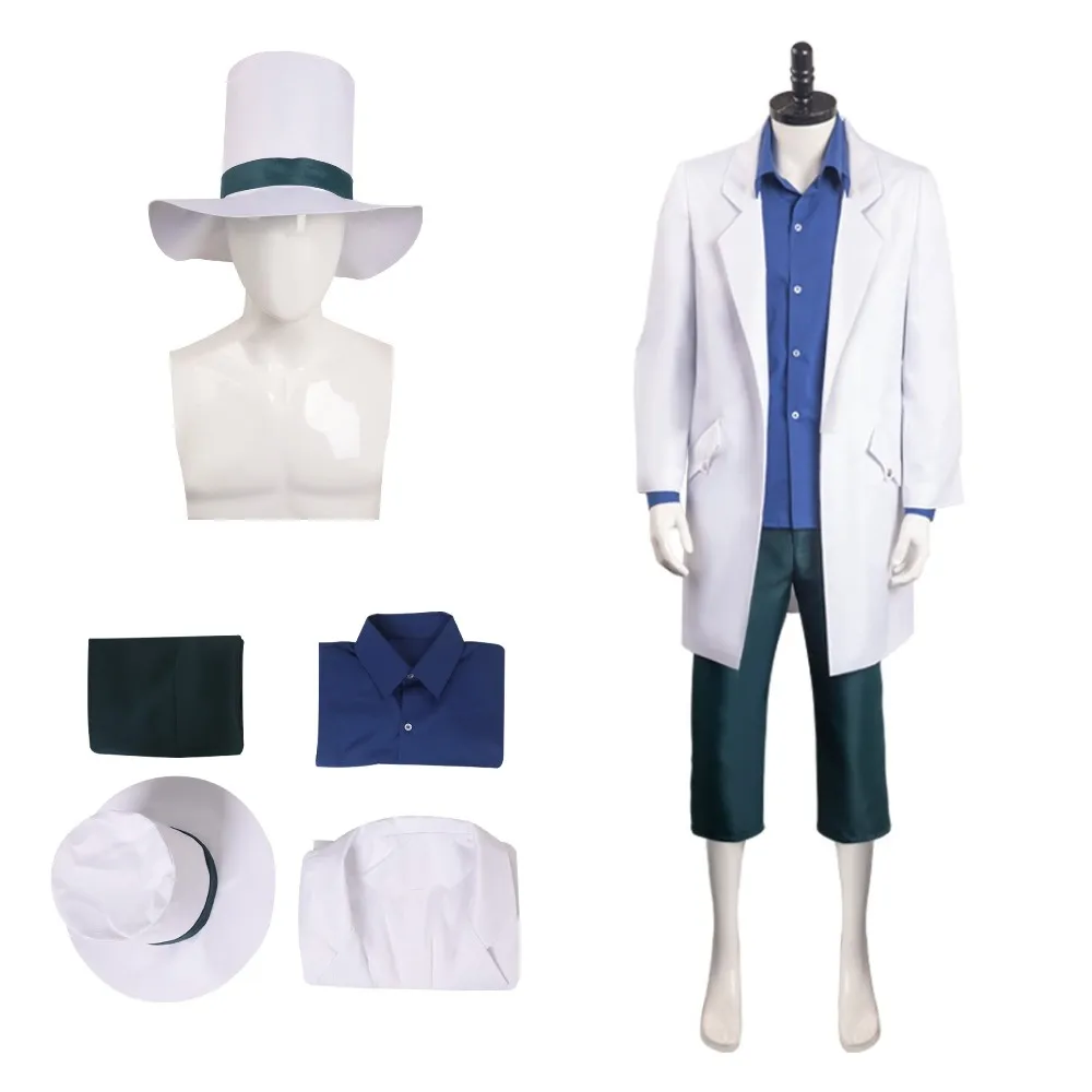 

Anime The Seven Deadly Sins Nasiens Cosplay Costume Outfits Top Pants Coat Hat For Adult Men Male Halloween Carnival Party Suit