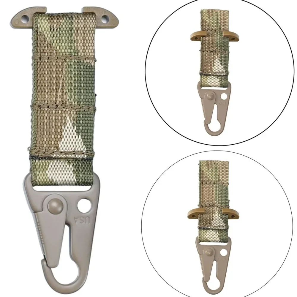Crochet MOLLE tactique avec clip ceinture - Accessoire pour gilet de pêche et clés de matériel