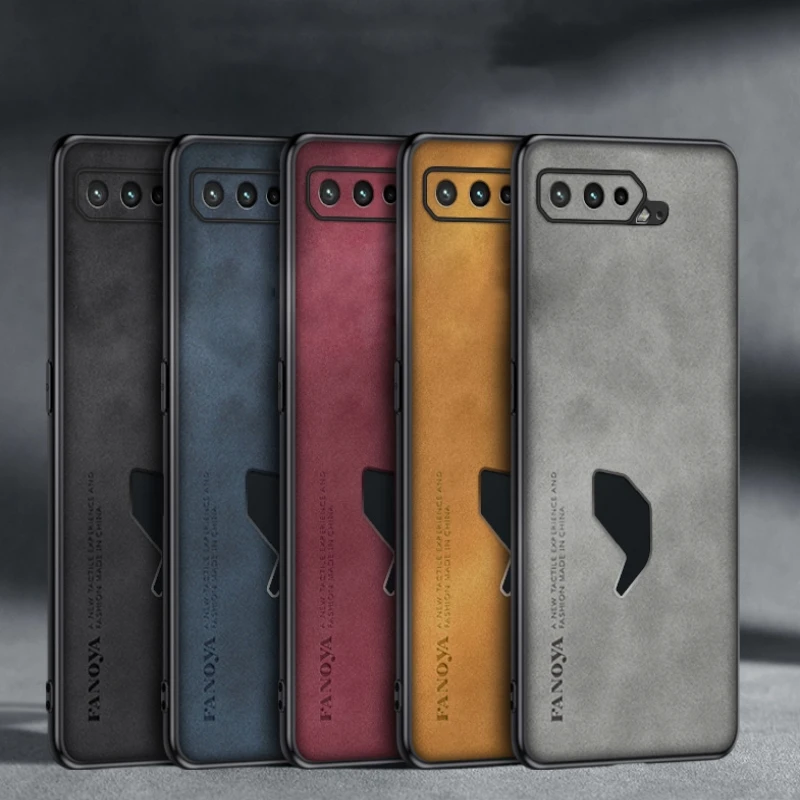 Leather Shockproof Phone Case with Heat Dissipation and TPU Silicone Reinforcement
