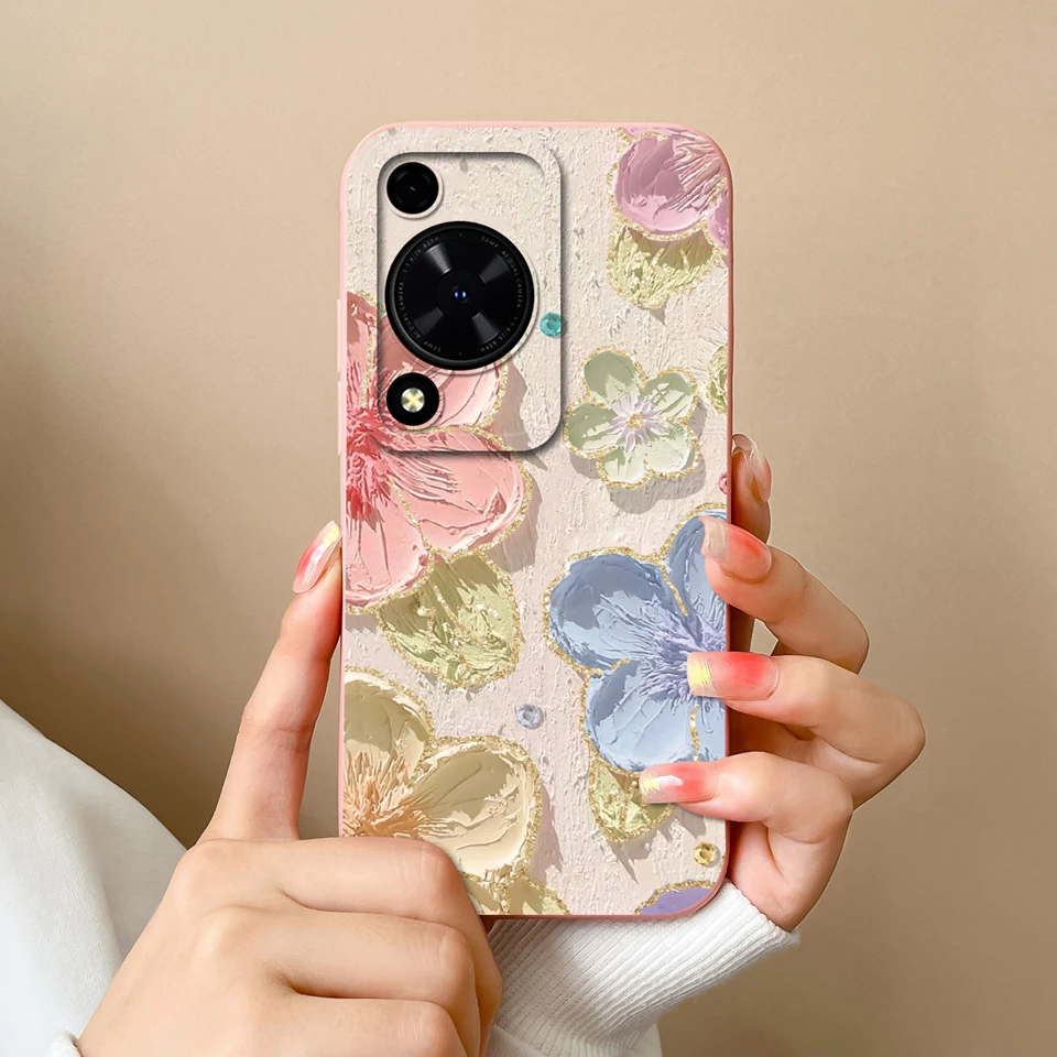 Love Heart Flower Durable Shockproof Antifouling Soft Bumper Case