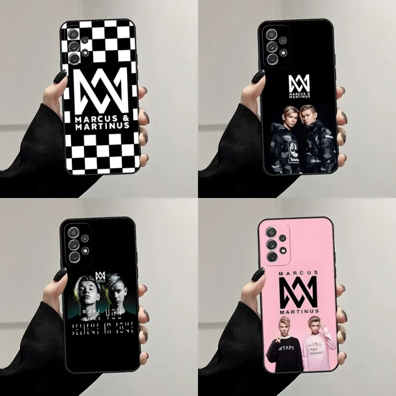 

Marcus Martinus Phone Case For Sumsung S23 S22 S21 Plus Ultra A13 A23 A33 A53 A52 A51 A22 A30 A32 A50 Black Soft Cover