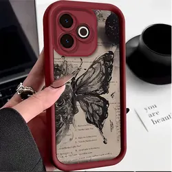 Flexible Silicone Shockproof Case with Cartoon Butterfly Print Pattern for OPPO A5 4G (HFTYJTHD003)