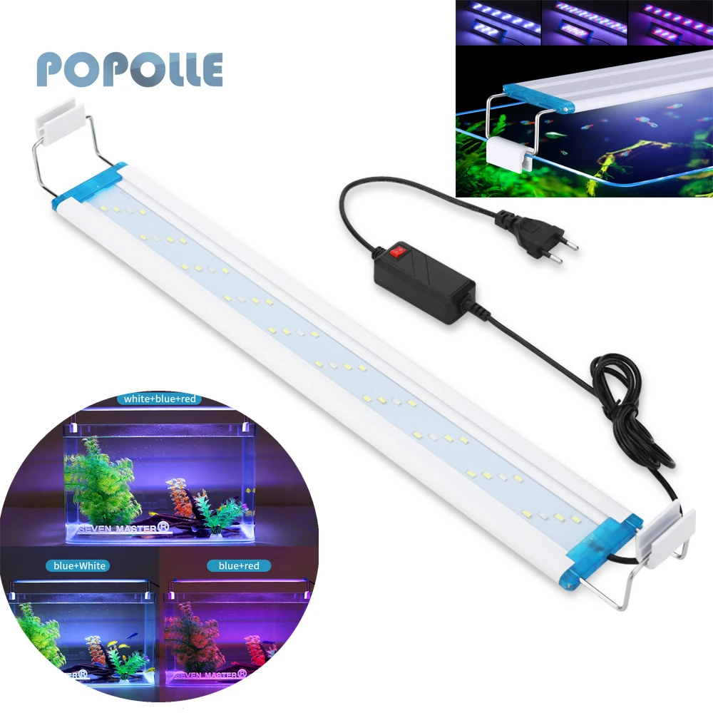 

Aquarium Lighting Aquatic Plant Landscape LED Light Fish Tank Aquatic Freshwater Aquarium Light Waterproof 220V EU Plug