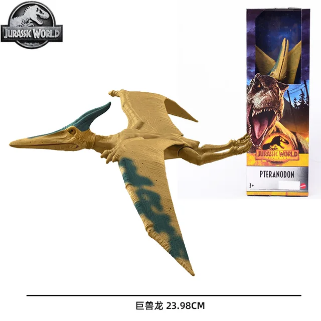 Jurassic World Toys GWT54 Dominion Edmontosaurus Pyroraptor Atrociraptor Spinosaurus Pteranodon Dinosaur Action Figure Toys 6