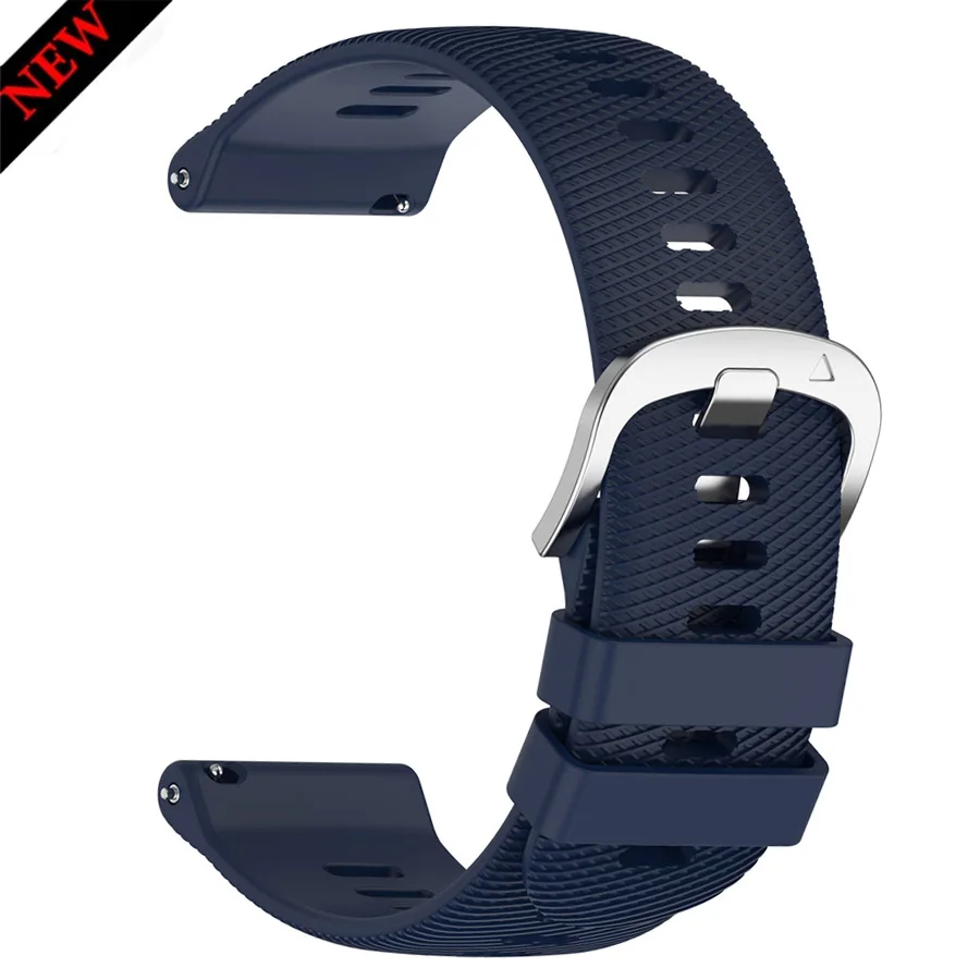 Versatile Silicone Sports Watchband - 20mm & 22mm Sizes