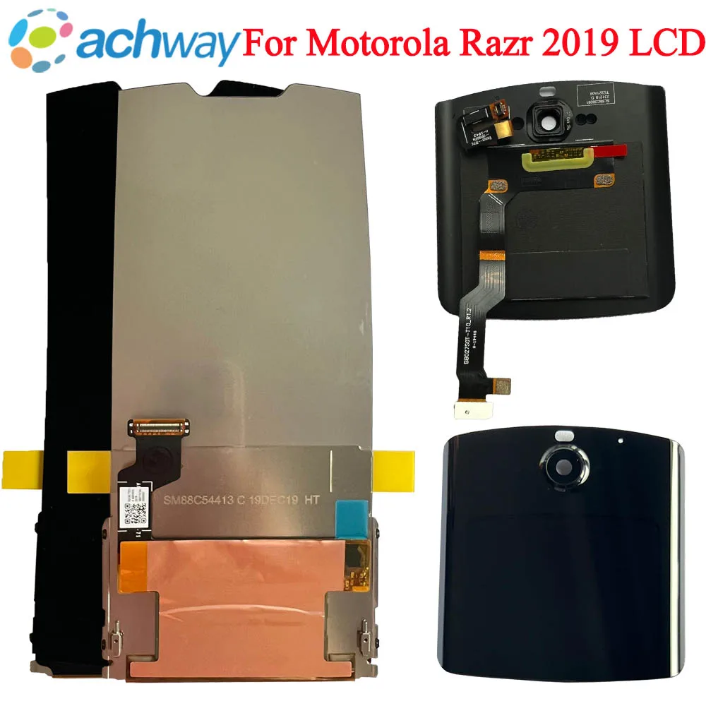 

Tested Work 6.2" For Motorola Moto Razr 2019 LCD Display Touch Screen Digitizer Assembly XT2000-1 LCD For Moto Razr 2019 LCD