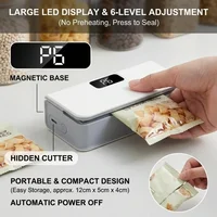 Mini-scelleuse thermique rechargeable pour sacs plastiques, machine à sceller les emballages, scelleuse portative pour sacs alimentaires 3