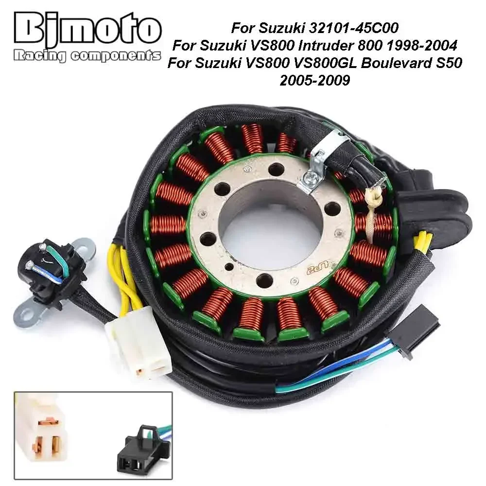Bobina Statore Moto Per Suzuki Vs800 Intruder 800 Vs 800 Vs800Gl Boulevard S50 2005 2006 2007 2008 2009 32101-45C00