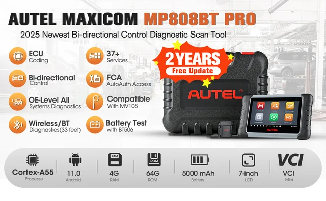 新品 Autel MaxiPRO MP808S 診断機 悔し ECUコーディング