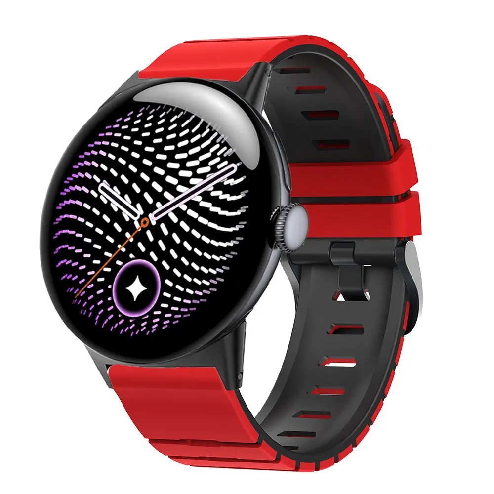 Two-Tone Silicone Replacement Watchband - Premium Accessory