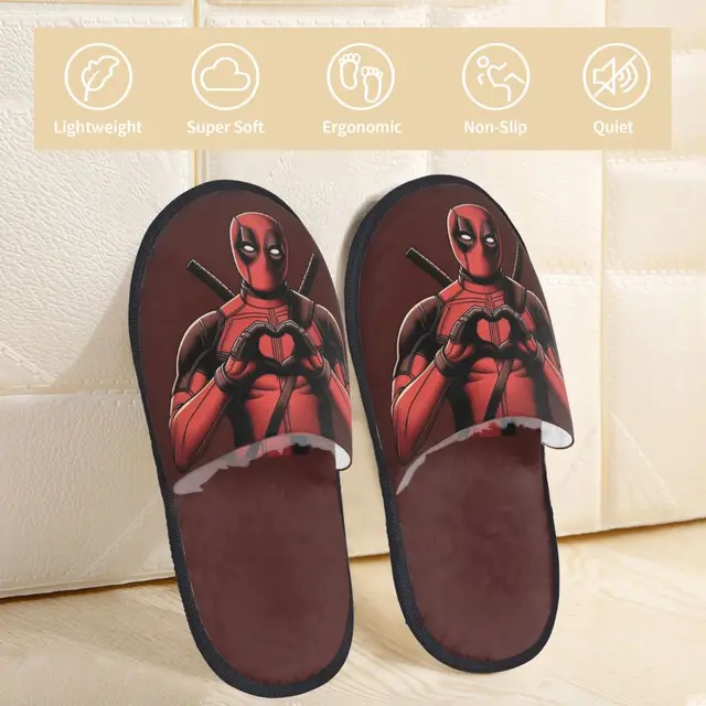 deadpool slippers