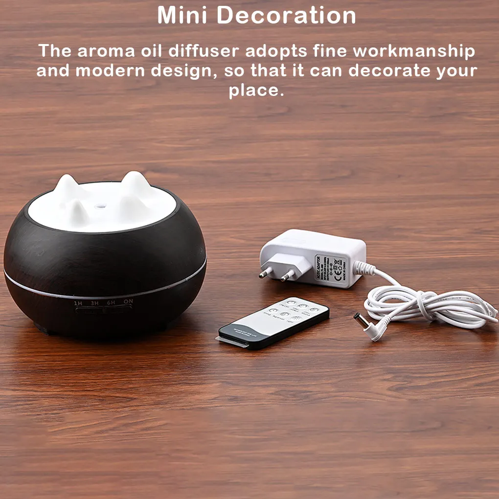 

Air Humidifiers with Night Light Lamp Household Mist Maker Aroma Oil Diffuser Decorative Sprayer Bedroom Kitchen Fogger